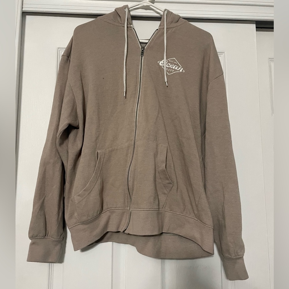 Ocean City zip-up sweatshirt